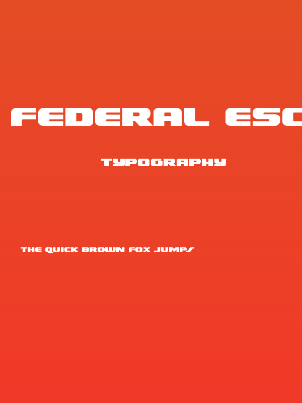 Federal Escort Expanded Poster