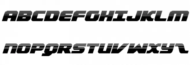 Federal Escort Halftone Italic خط أحرف كبيرة