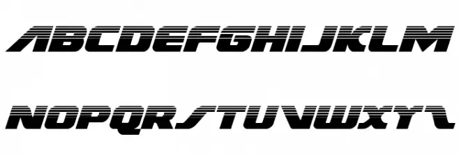 Federal Escort Halftone Italic Caratteri MINUSCOLO