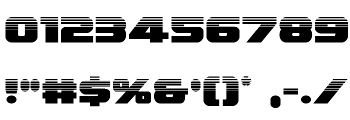 Federal Escort Halftone Font OTHER CHARS