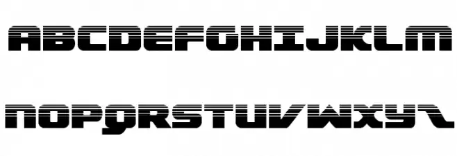 Federal Escort Halftone Fonte MAIÚSCULAS