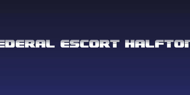 Federal Escort Halftone Social Header