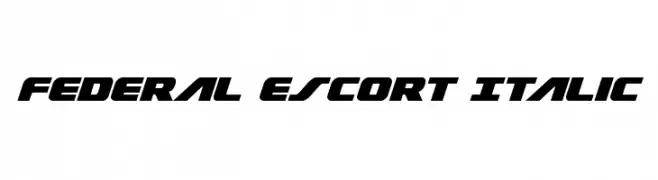 Federal Escort Italic 