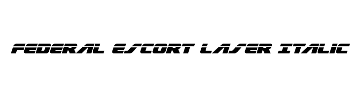Federal Escort Laser Italic  नि: शुल्क फ़ॉन्ट्स डाउनलोड