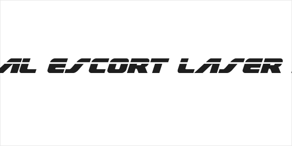 Federal Escort Laser Italic Logo