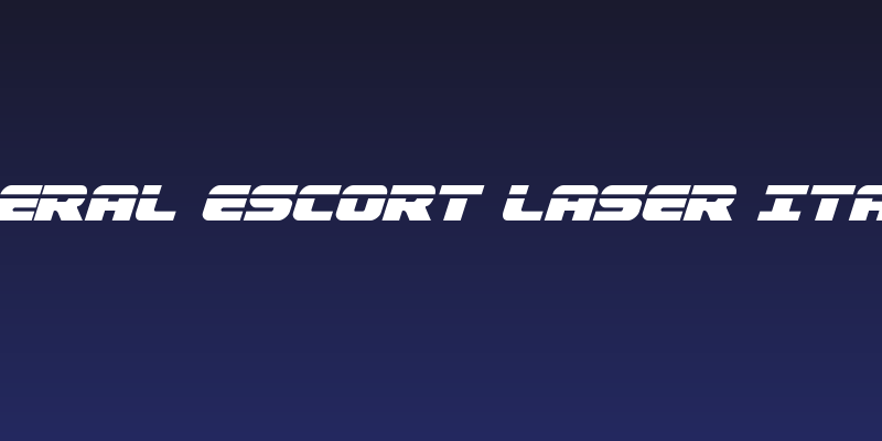 Federal Escort Laser Italic Social Header