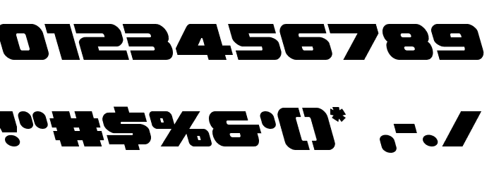 Federal Escort Leftalic Font OTHER CHARS