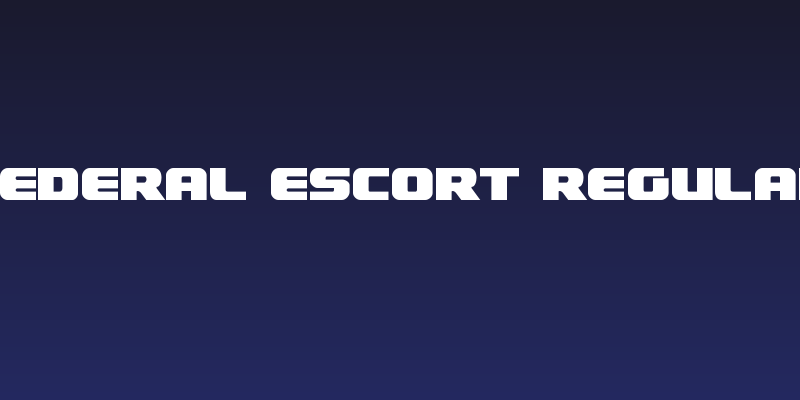 Federal Escort Regular Social Header
