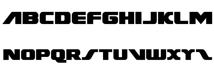 Federal Escort Regular Font LOWERCASE
