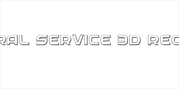 Federal Service 3D Regular Logo