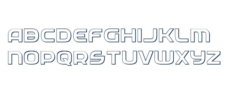 Federal Service 3D Regular Lowercase