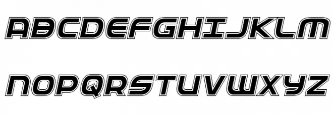 Federal Service Academy Italic 字体 大写