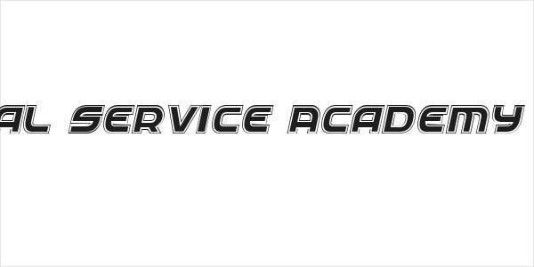 Federal Service Academy Italic Logo