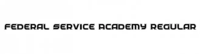 Federal Service Academy Regular  baixar fontes gratis