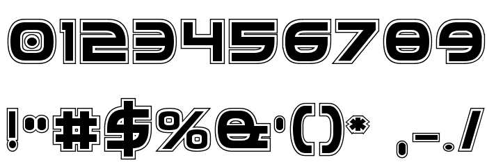 Federal Service Academy Regular Font OTHER CHARS