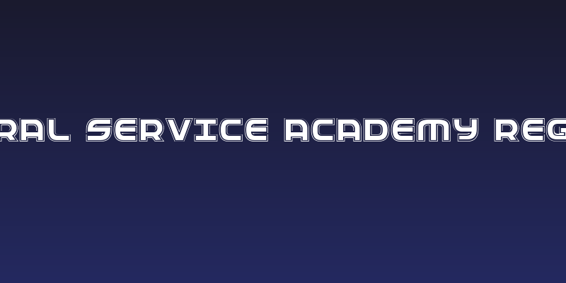 Federal Service Academy Regular Social Header