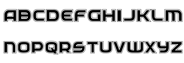 Federal Service Academy Regular Font LOWERCASE