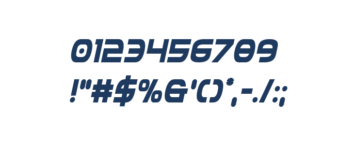 Federal Service Bold Condensed Italic Other Characters