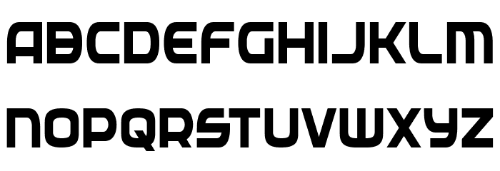 Federal Service Bold Condensed Font LOWERCASE