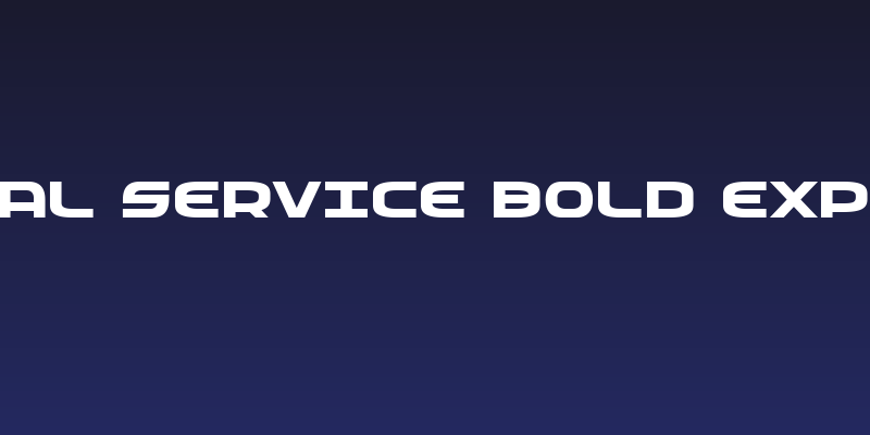 Federal Service Bold Expanded Social Header