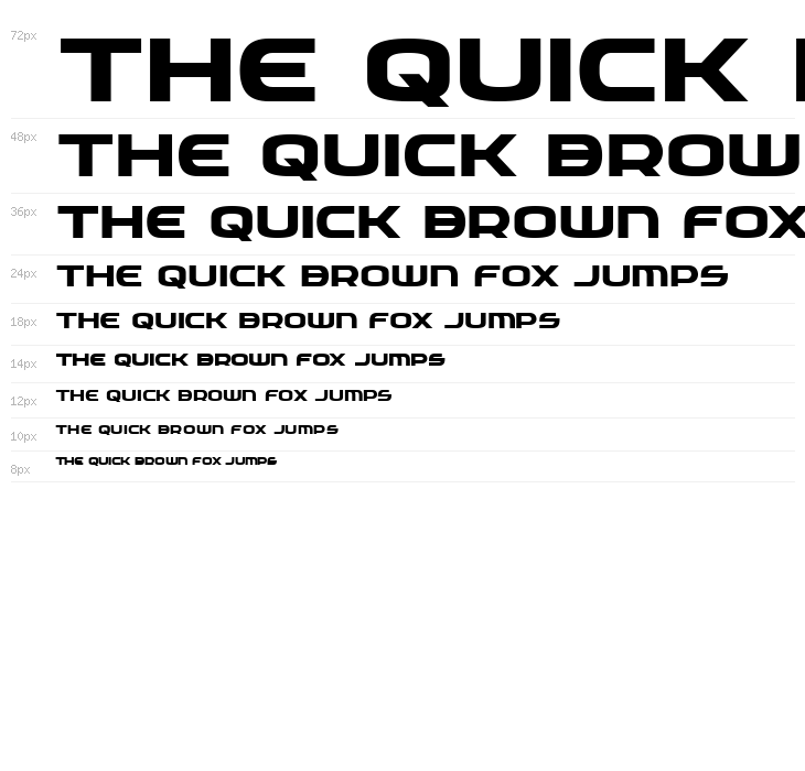 Federal Service Bold Expanded Waterfall