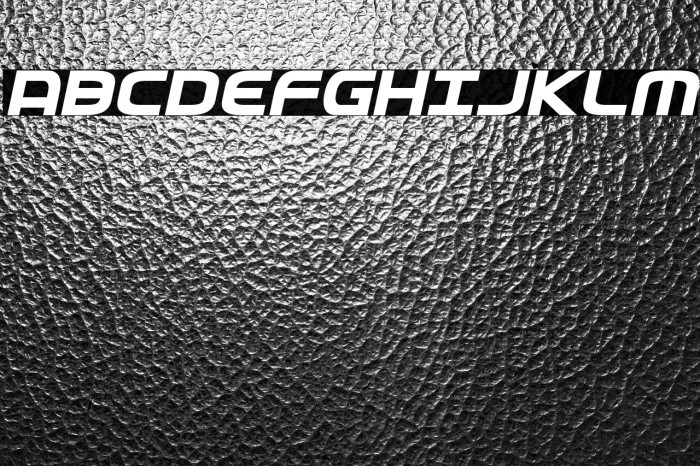 Federal Service Bold Italic Example 1