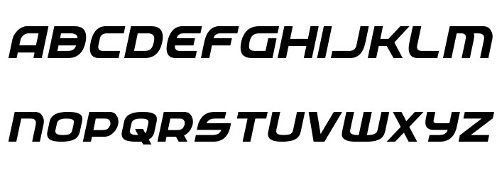Federal Service Bold Italic Font LOWERCASE