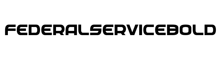 Federal Service Bold  font caratteri gratis