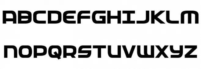 Federal Service Bold フォント 大文字