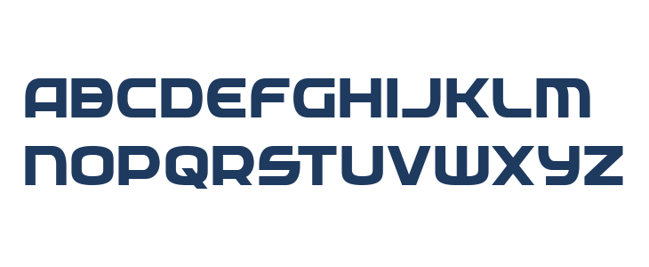 Federal Service Bold Lowercase