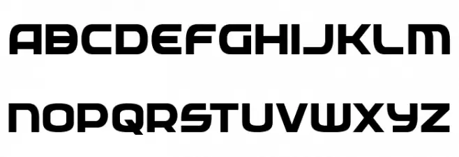Federal Service Bold Caratteri MINUSCOLO