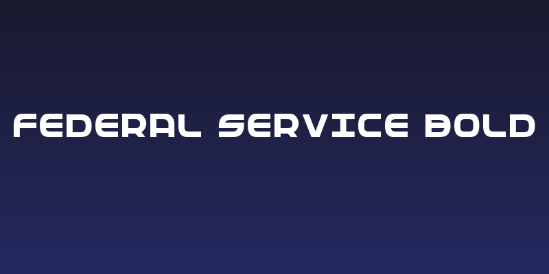 Federal Service Bold Social Header