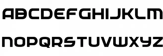 Federal Service Bold フォント 小文字