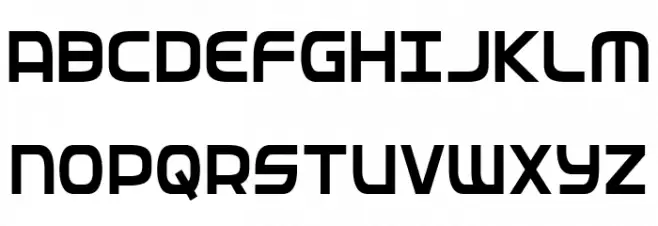 Federal Service Condensed Schriftart Groß