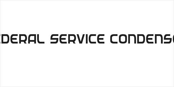 Federal Service Condensed Logo