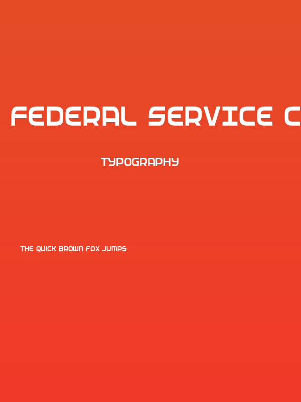 Federal Service Condensed Poster