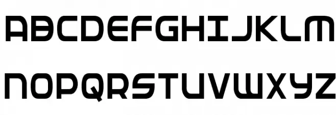 Federal Service Condensed Schriftart Groß