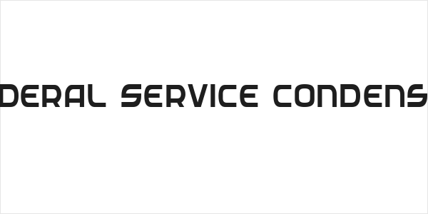 Federal Service Condensed Logo