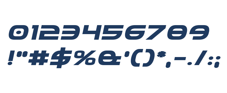 Federal Service Expanded Bold Italic Other Characters