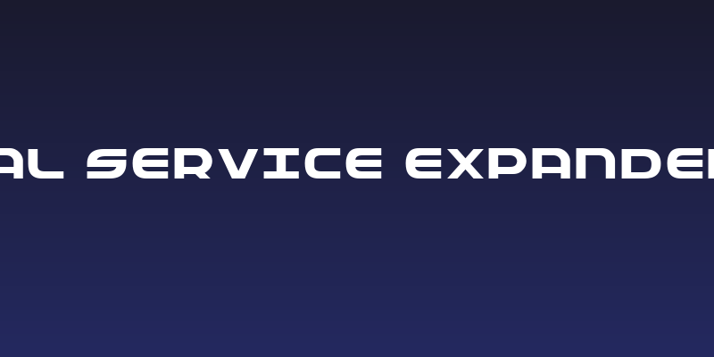 Federal Service Expanded Bold Social Header