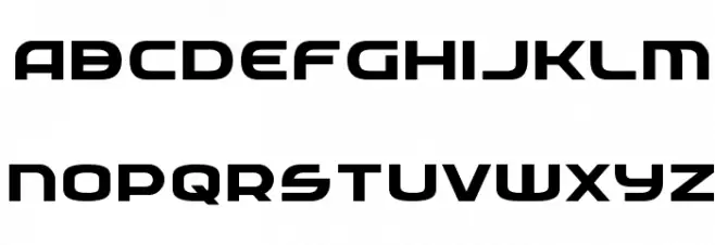Federal Service Expanded Bold フォント 小文字