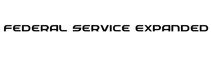 Federal Service Expanded  Frei Schriftart Herunterladen