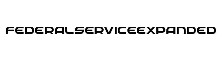 Federal Service Expanded  baixar fontes gratis