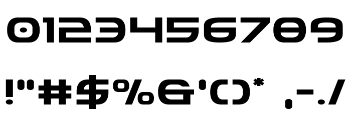 Federal Service Expanded Font OTHER CHARS
