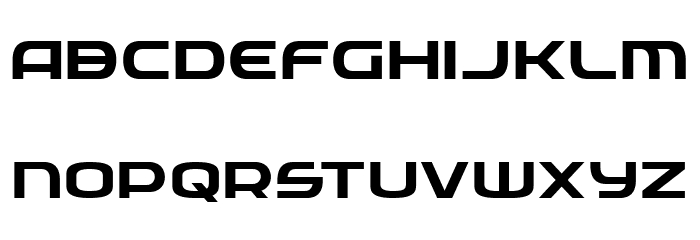Federal Service Expanded Font LOWERCASE