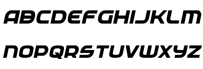 Federal Service ExtraBold Italic フォント 小文字