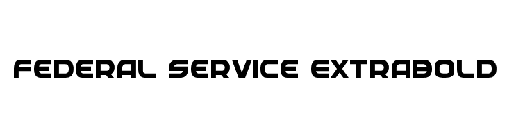 Federal Service ExtraBold 