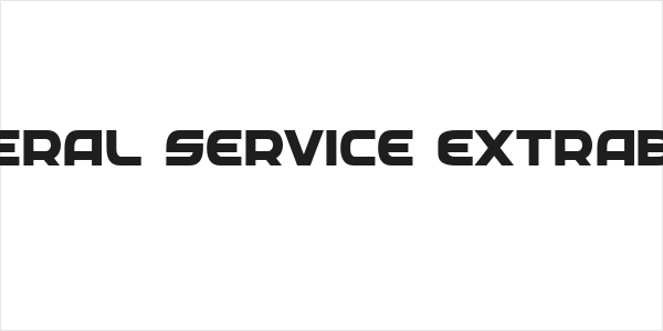 Federal Service ExtraBold Logo