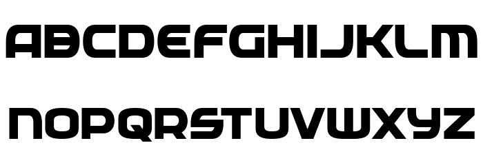 Federal Service ExtraBold Font LOWERCASE