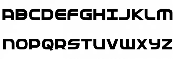 Federal Service ExtraBold Fonte MAIÚSCULAS